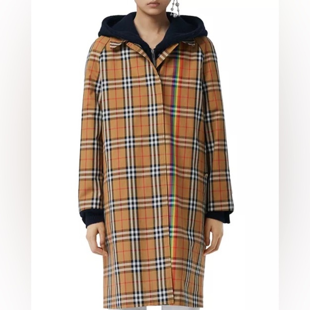 Burberry Check Trench Coat